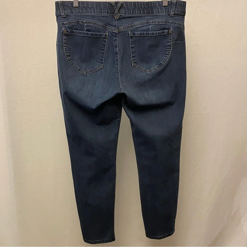 Democracy 16 Jeans Ab Technology Skinny Stretch Womens Mid Rise B1226ADBX